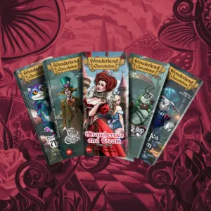wonderland mushroom chocolate bars